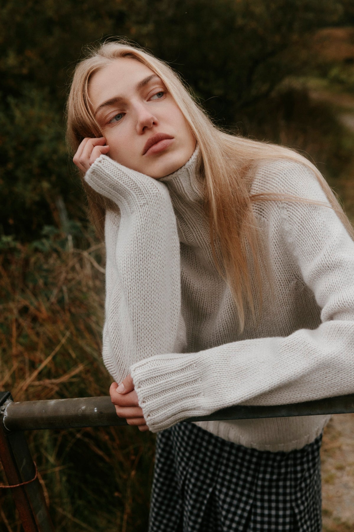 Women's Siren jumper in Swansdown from the Bosie Knitwear autumn/winter 2026 collection – pure wool knitwear, knitted in Scotland