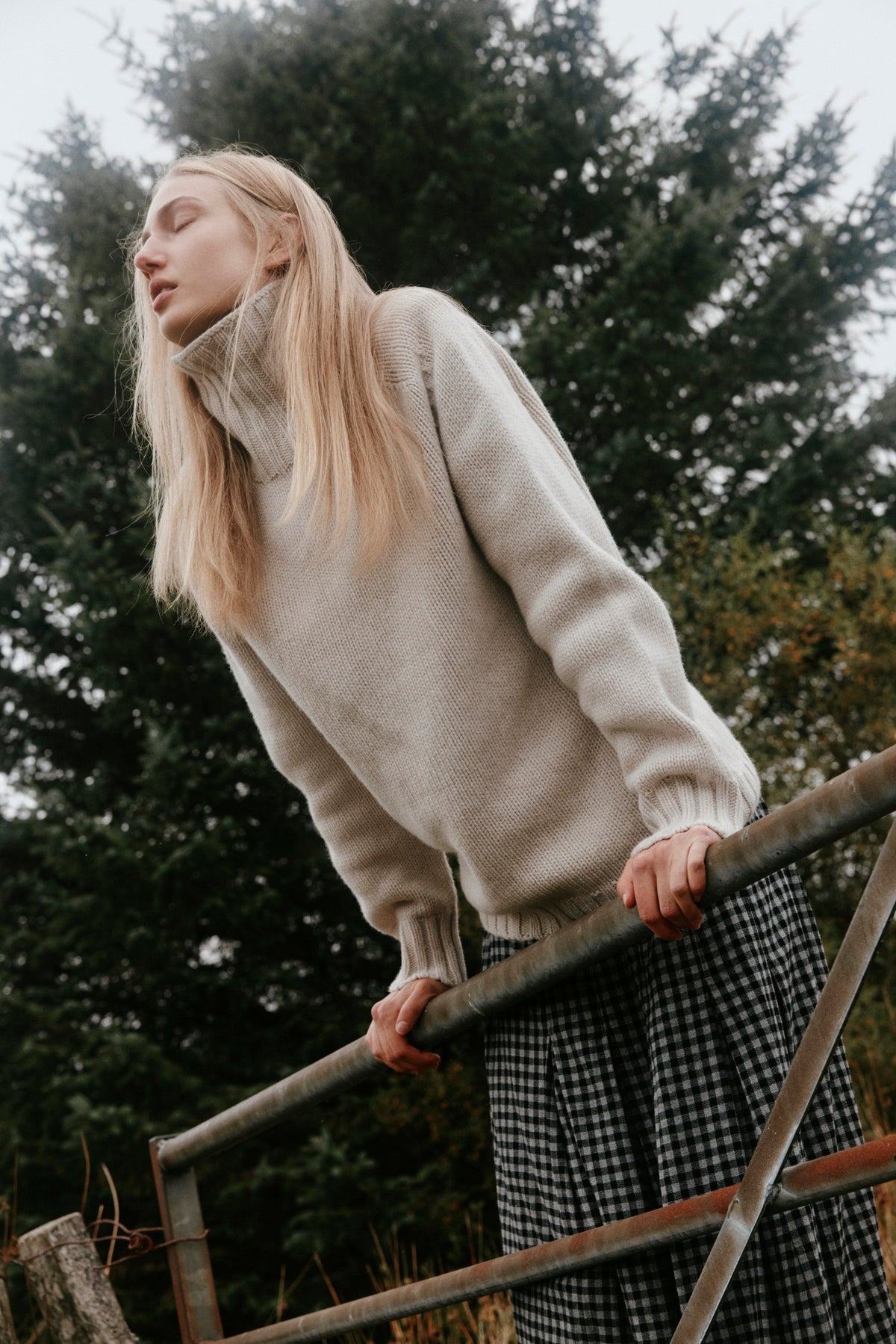Women's Siren jumper in Swansdown from the Bosie Knitwear autumn/winter 2026 collection – pure wool knitwear, knitted in Scotland