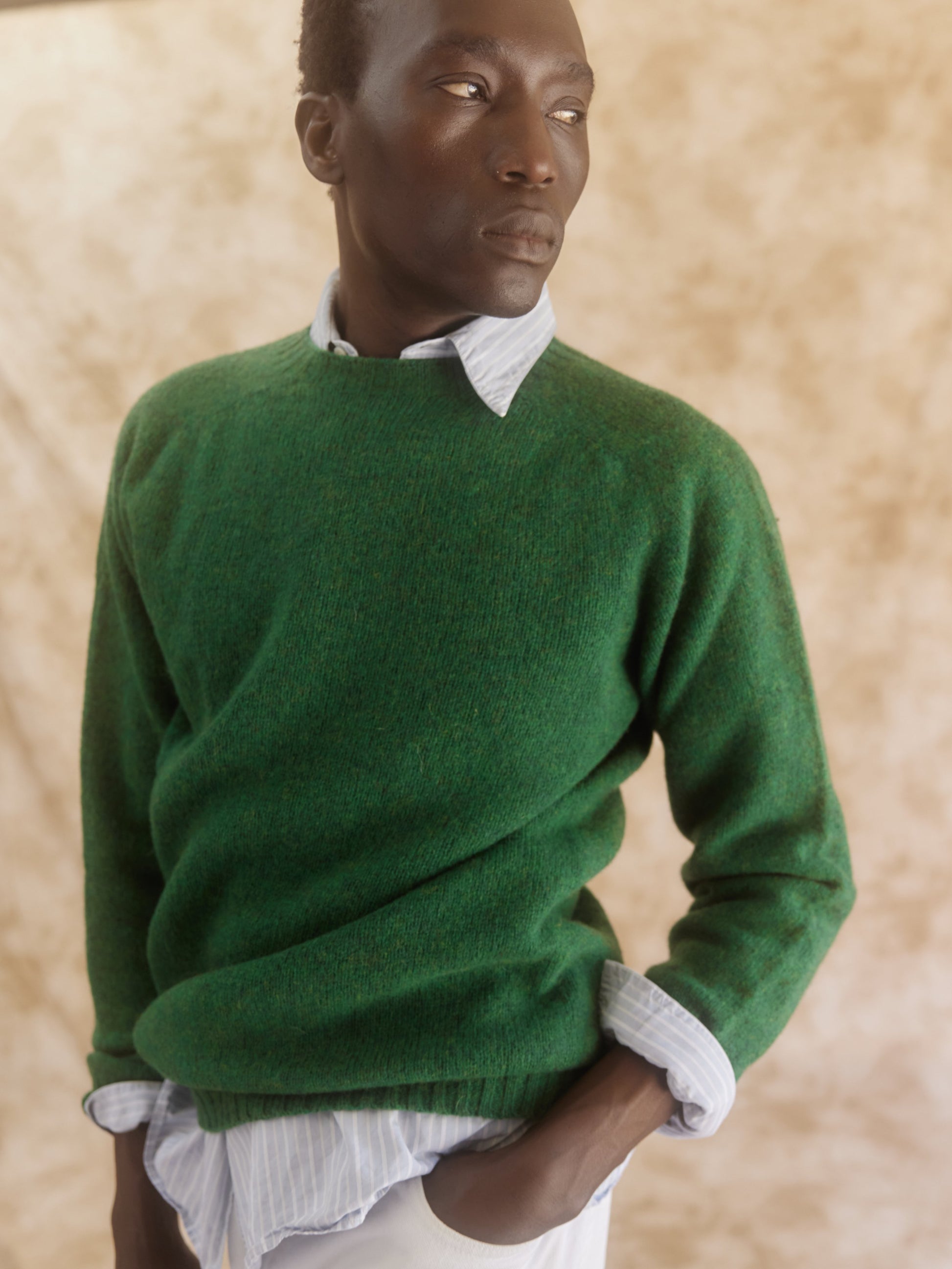 Shetland Sweater Sweater Knitwear Haerie Shetland Brushed Jumper