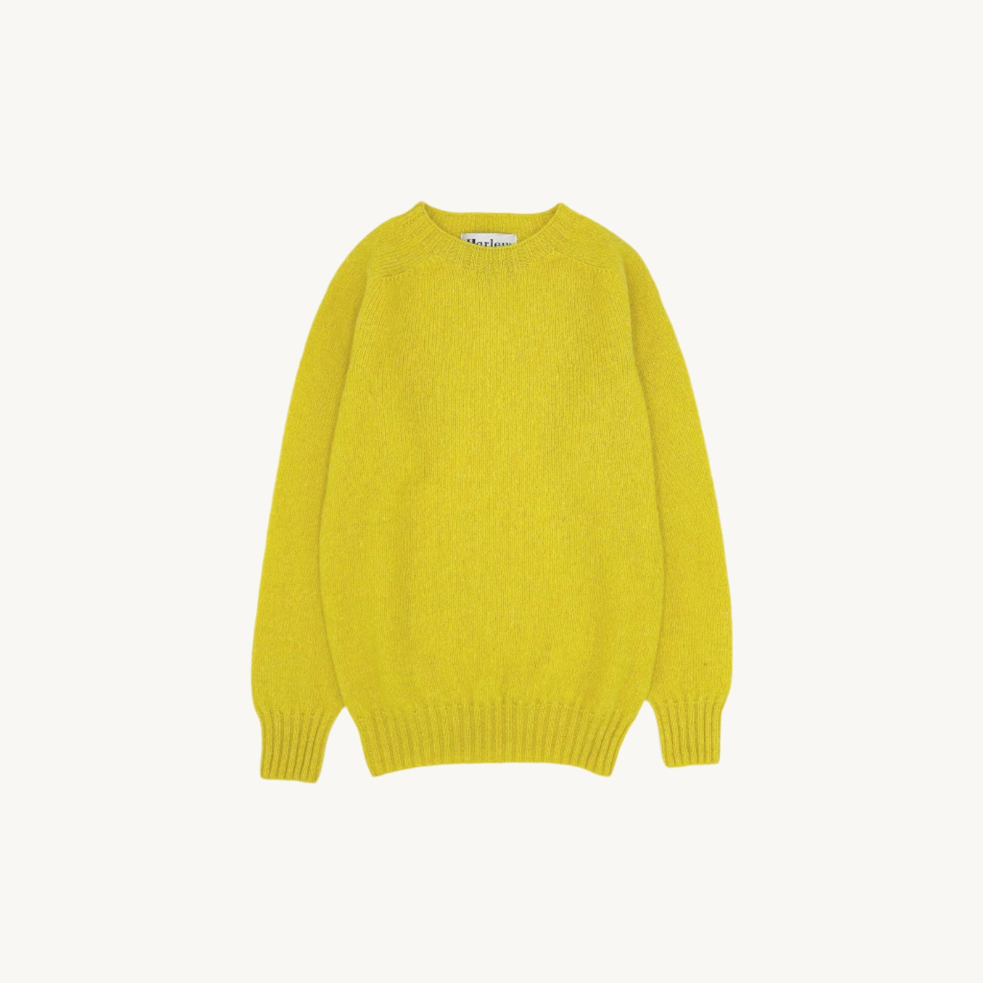 Yellow Merino Wool Sweater H&m Hand Knitted Yellow Sweater