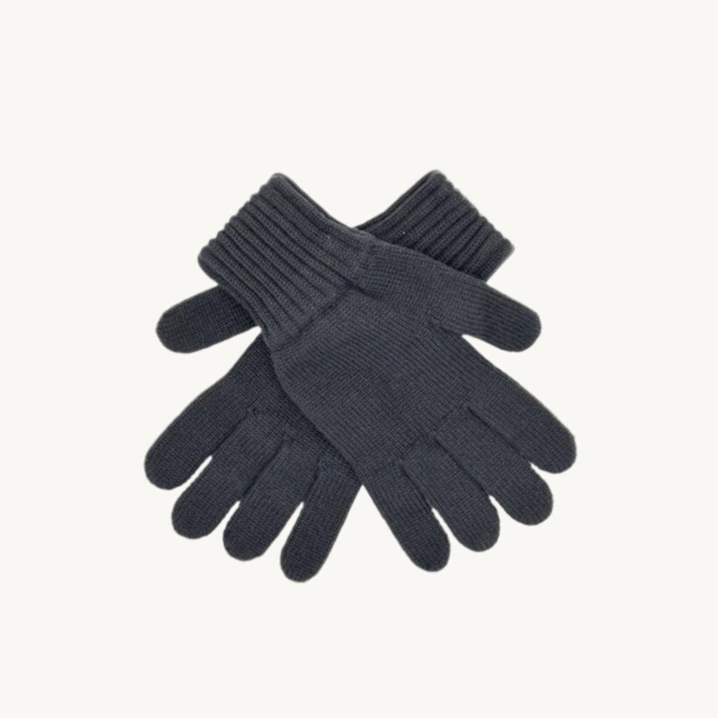 Mens 100% Cashmere Gloves - Washed Indigo