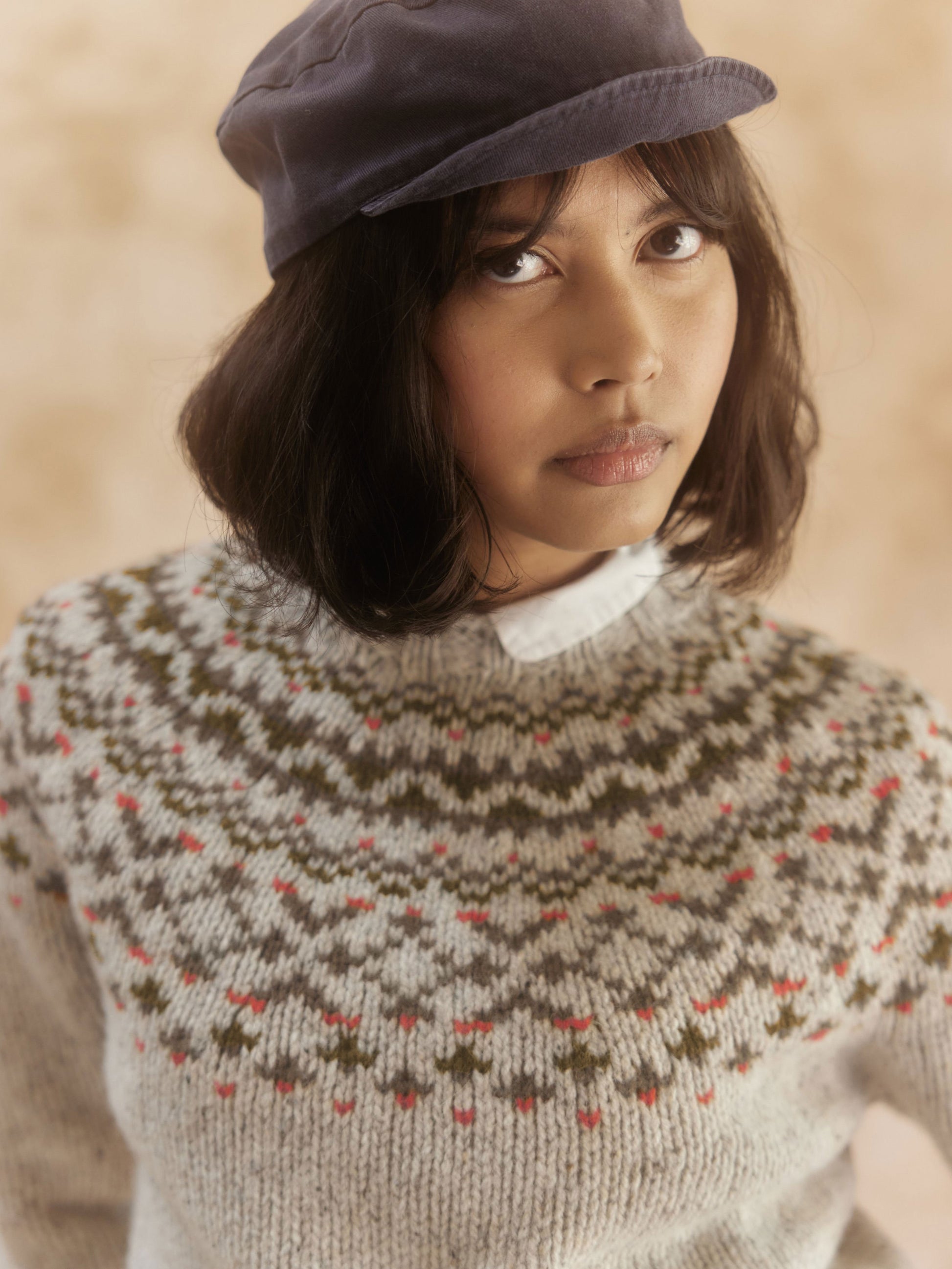 Knitting Patterns Hand Knitted Fair Isle Ladies Knitwear